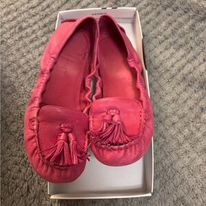 Pink Tassel Loafers